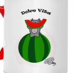 Кот с арбузом