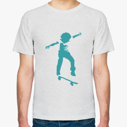 Футболка с принтом Скейтер