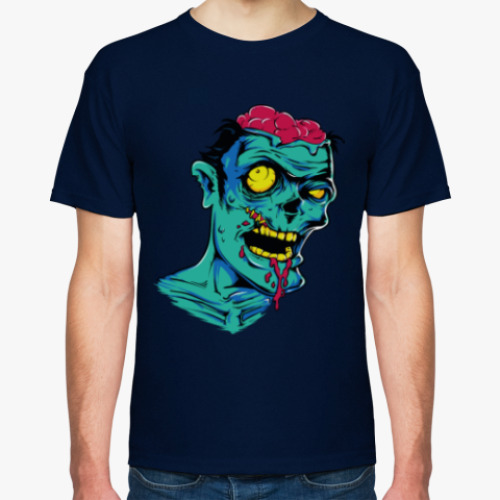 Футболка с принтом Зомби