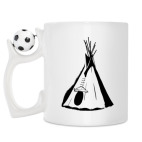 Кружка с футбольным мячиком