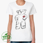 Женская футболка органик