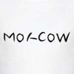 MOSCOW с корейским символом