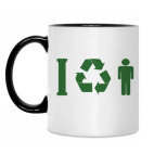 Кружка двухцветная