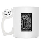 Кружка с футбольным мячиком