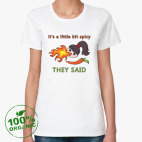 Женская футболка органик