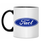 Кружка двухцветная