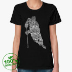 Женская футболка органик