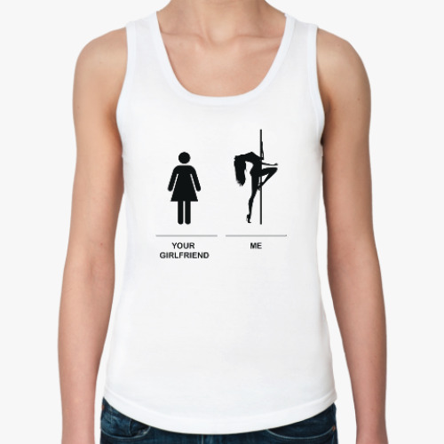 Женская майка с принтом I am pole dancer