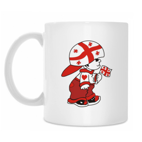 Кружка с принтом Грузия