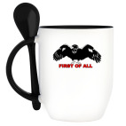 Кружка с ложкой