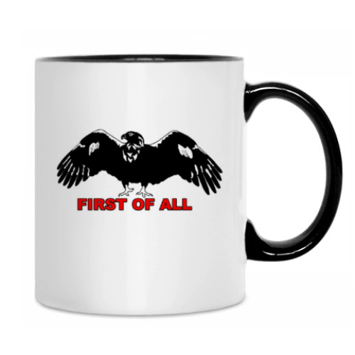 Кружка с принтом Лидер