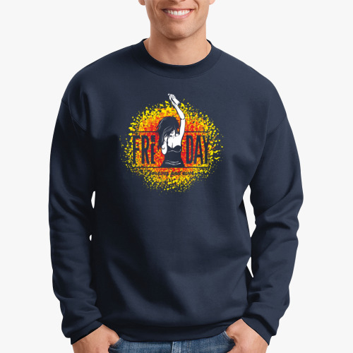 Свитшот с принтом FreeDay