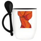 Кружка с ложкой