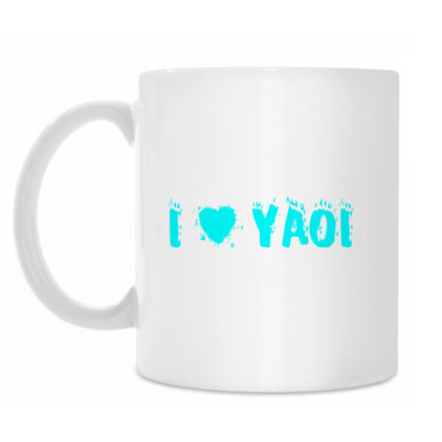 Кружка с принтом Люблю яой