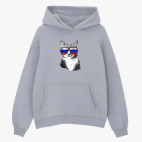 Толстовка худи оверсайз