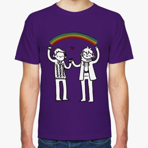 Футболка с принтом Джонлок Johnlock