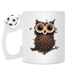 Кружка с футбольным мячиком