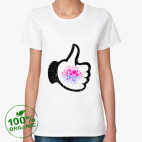 Женская футболка органик