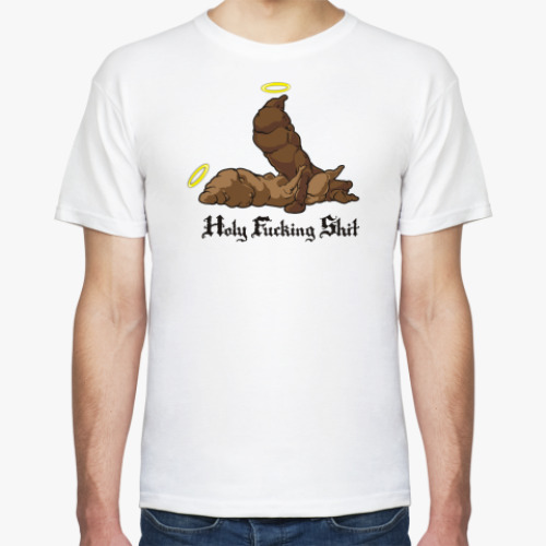 Футболка с принтом Holy Shit