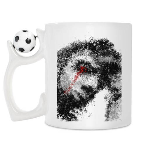 Кружка с принтом Цифровой портрет