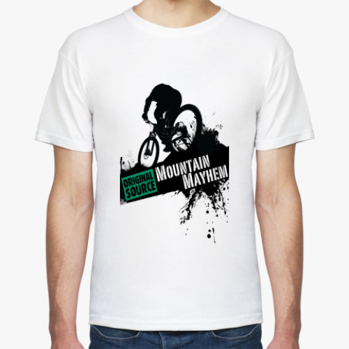 Футболка с принтом  MTB