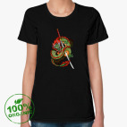 Женская футболка органик