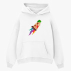 Толстовка худи оверсайз