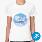 Женская спортивная футболка