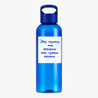 Прозрачная спортивная бутылка