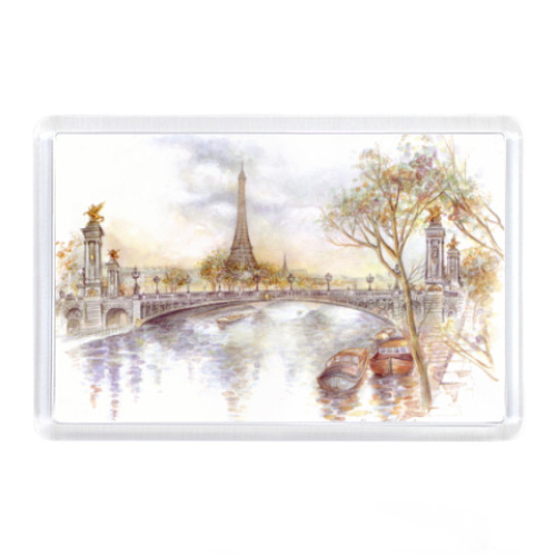 Магнит с принтом Париж, Франция