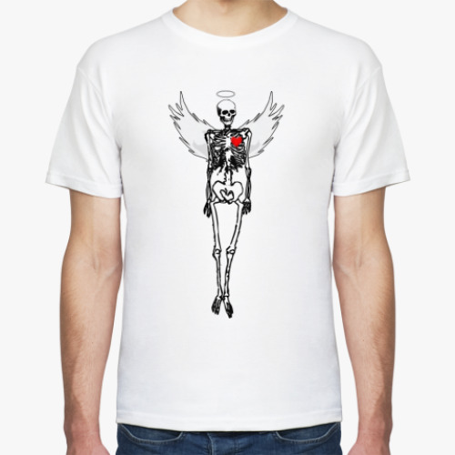 Футболка с принтом Скелет