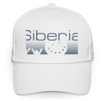 Кепка / бейсболка, белая (печать) Siberia