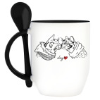 Кружка с ложкой