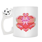 Кружка с футбольным мячиком