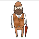 Джентельмен с зонтиком