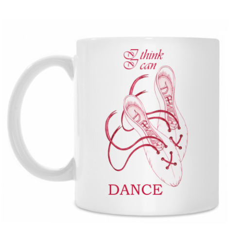 Кружка с принтом Dance
