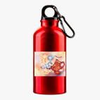 Металлическая бутылка 400 мл UV-DTF