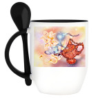 Кружка с ложкой