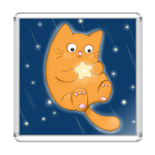 Магнит с принтом Загадай желание