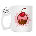 Кружка с футбольным мячиком