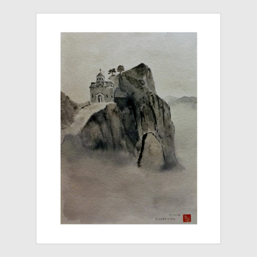 Постер с принтом Шаонинский храм