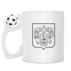 Кружка с футбольным мячиком