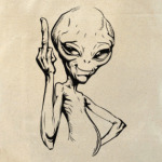 смешной пришелец (funny alien)