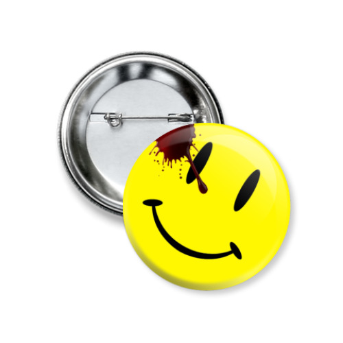 Значок 37мм с принтом  Комедианта (Хранители)