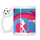 Кружка с футбольным мячиком