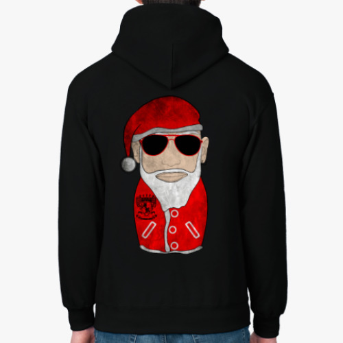 Толстовка худи с принтом здравствуй матрешка новый год