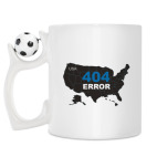 Кружка с футбольным мячиком