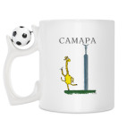 Кружка с футбольным мячиком