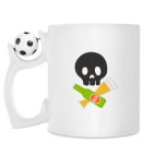 Кружка с футбольным мячиком