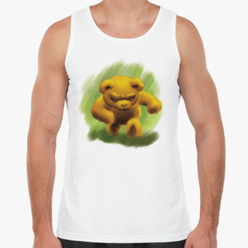 Майка с принтом Злой Мишка